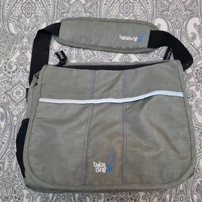 BabaBing DayTripper Baby Changing Bag Grey Adjustable