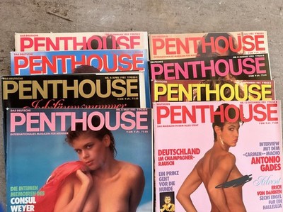Penthouse Magazin Jahrgang 1985, unvollständig (Jan., Juli, Okt., Nov. fehlen)
