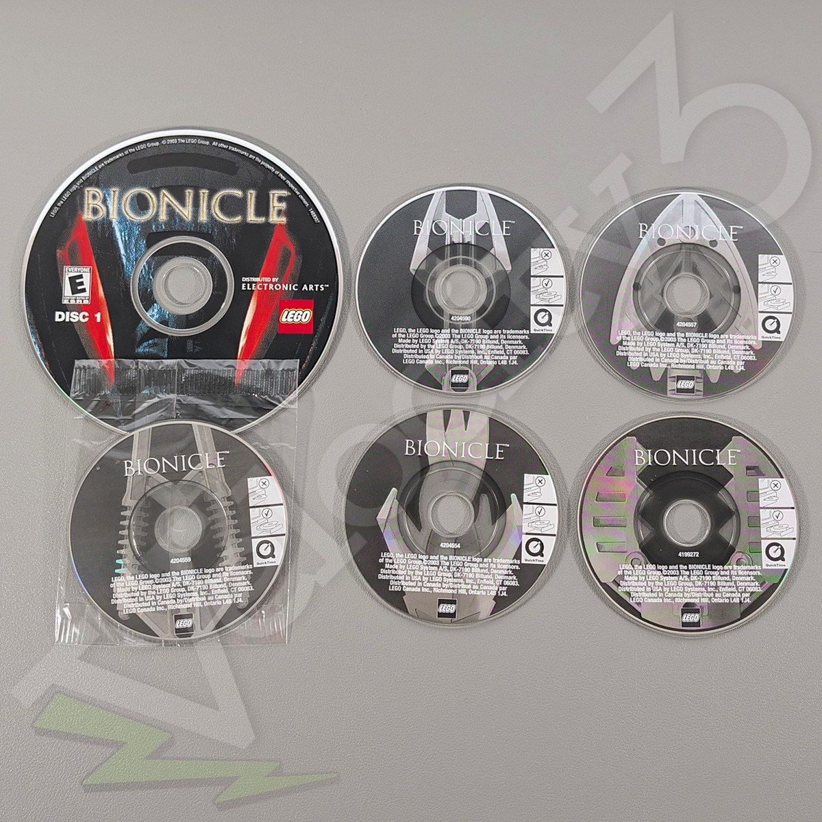 LEGO BIONICLE Disc Lot | Disc 1 + (5) Mini Discs | PC CD-ROM | eBay