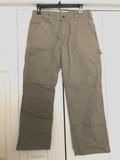 Carhartt carpenter jeans gray 32" x 28" lightly faded bn3279-m cotton