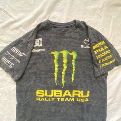 DC Shoes x Subaru Shirt Rally Team USA Ken Block #43 Monster Energy L/XL GRAPHIC