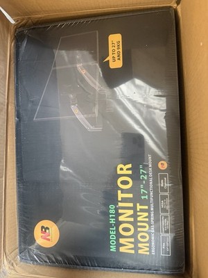 North Bayou NB Ergonomic H180 Laptop Monitor Mount 17''-27'' Gas-Spring