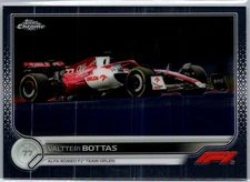 2022 Topps Chrome Formula 1 Valtteri Bottas #125 Alfa Romeo F1 Team Orlen