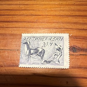 Germany Deutsches Reich Agriculture Scene 20 Gray MNH Postage Stamp Uncertified
