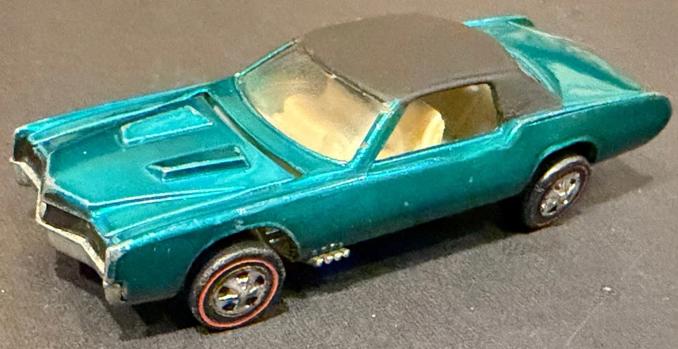 Hot Wheels Redline Classic Eldorado-Original-Aqua-Súper Bonito-Interior Blanco Foto 4 de 4