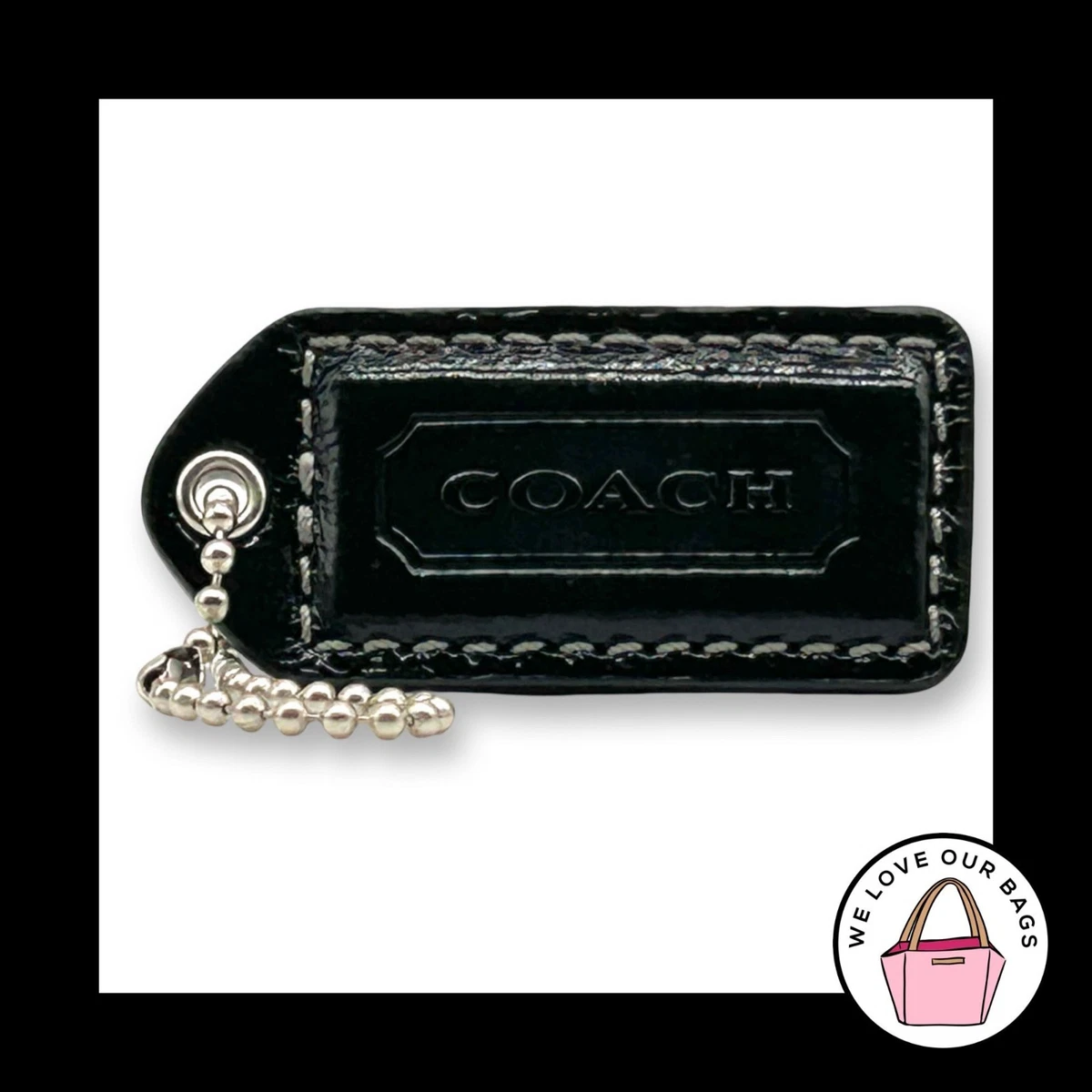 Coach Leather Letters, Numbers & Symbols Key Chains, Rings