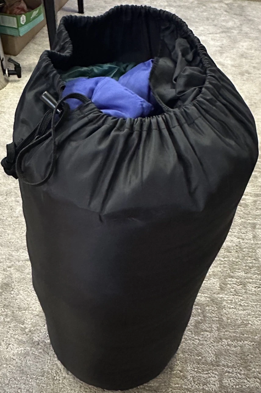 Vintage Kelty Ridgeway Adult Sleeping Green Bag Blue (6ft)