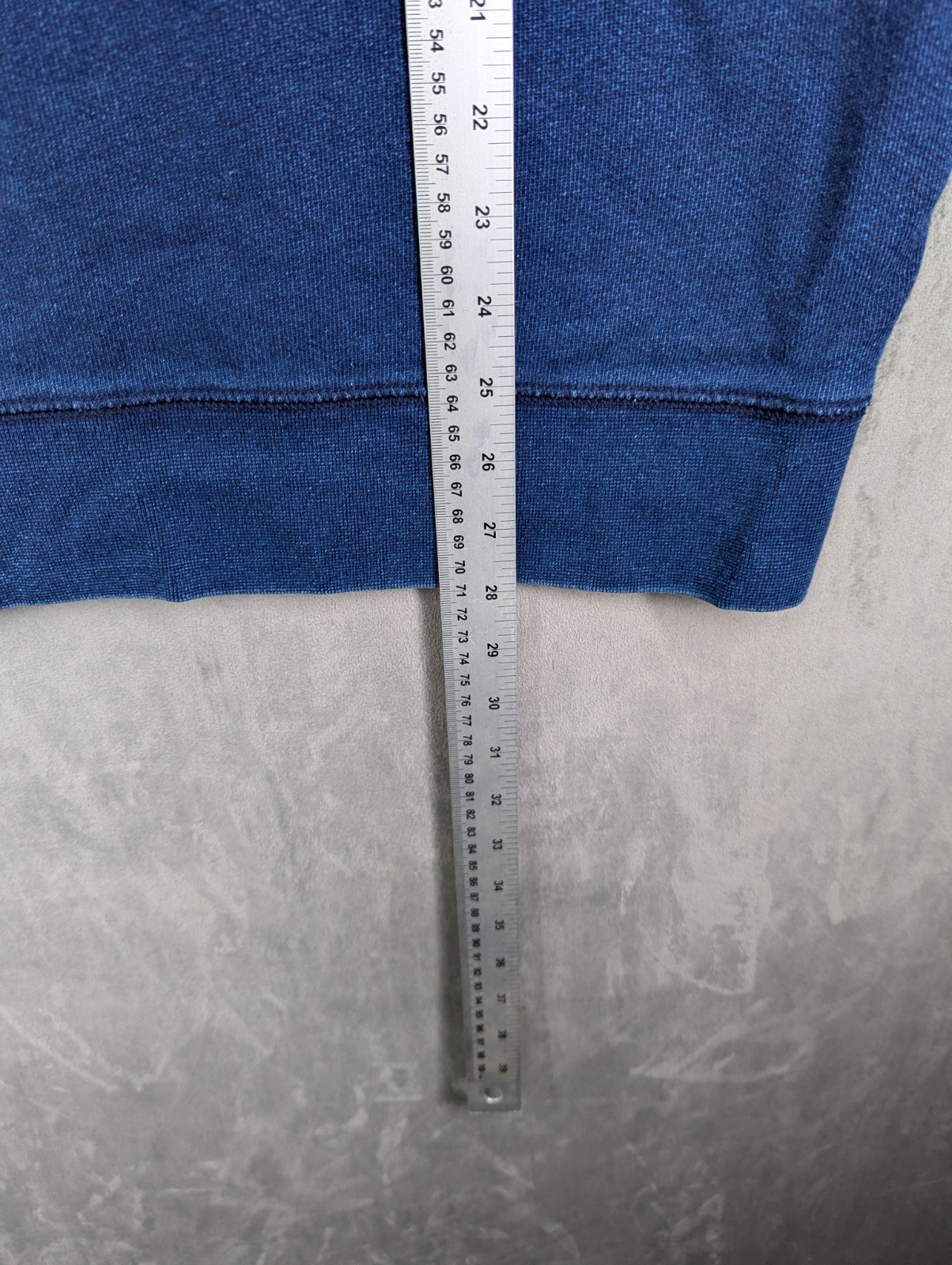Levi's Sweatshirt Men's Size Large Washed Blue Housemark Crewneck Long Sleeve image 7