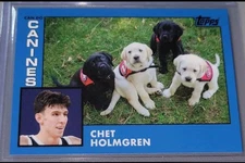 2021 Topps Chet Holmgren RC #CHCD-1 Can Do Canines Blue Parallel #03/49 OKC 🔥 