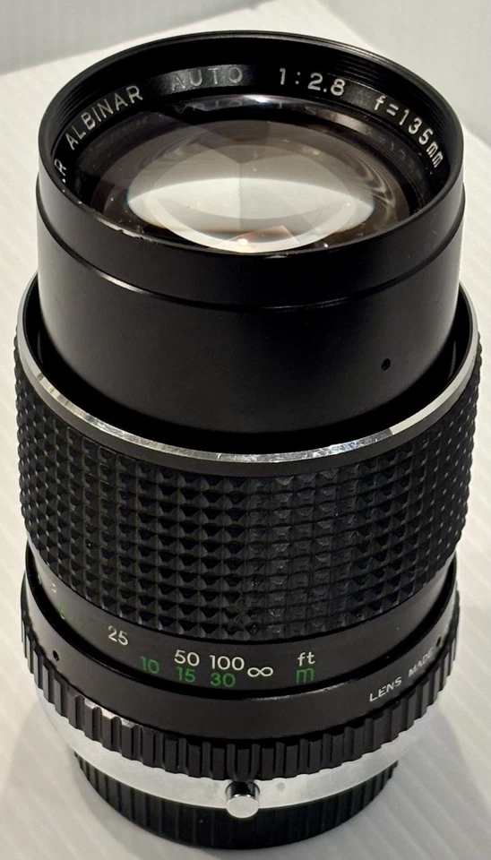 Albinar ADG Coated Optics 1:2.8 f=135mm 52mm Manual Lens (For Nikon) - Image 2 of 4