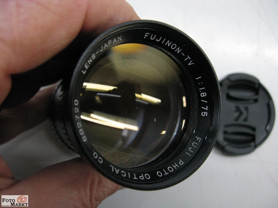 Fuji Fujinon TV 1:1,8/75mm obiettivo C-mount lens - Immagine 2 di 4