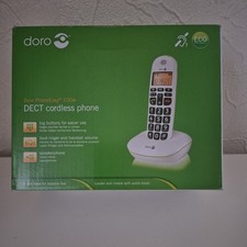 New Doro DECT Cordless Telephone Big Button White PHONE EASY speaker phone 100W 