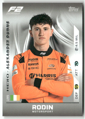 Topps F1 Turbo Attax 2025 Formel 1 No. 195 Alexander Dunne Hero