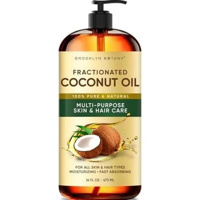 Fractionated Coconut Oil 16oz 100% Pure Carrier Oil for Skin & Hair