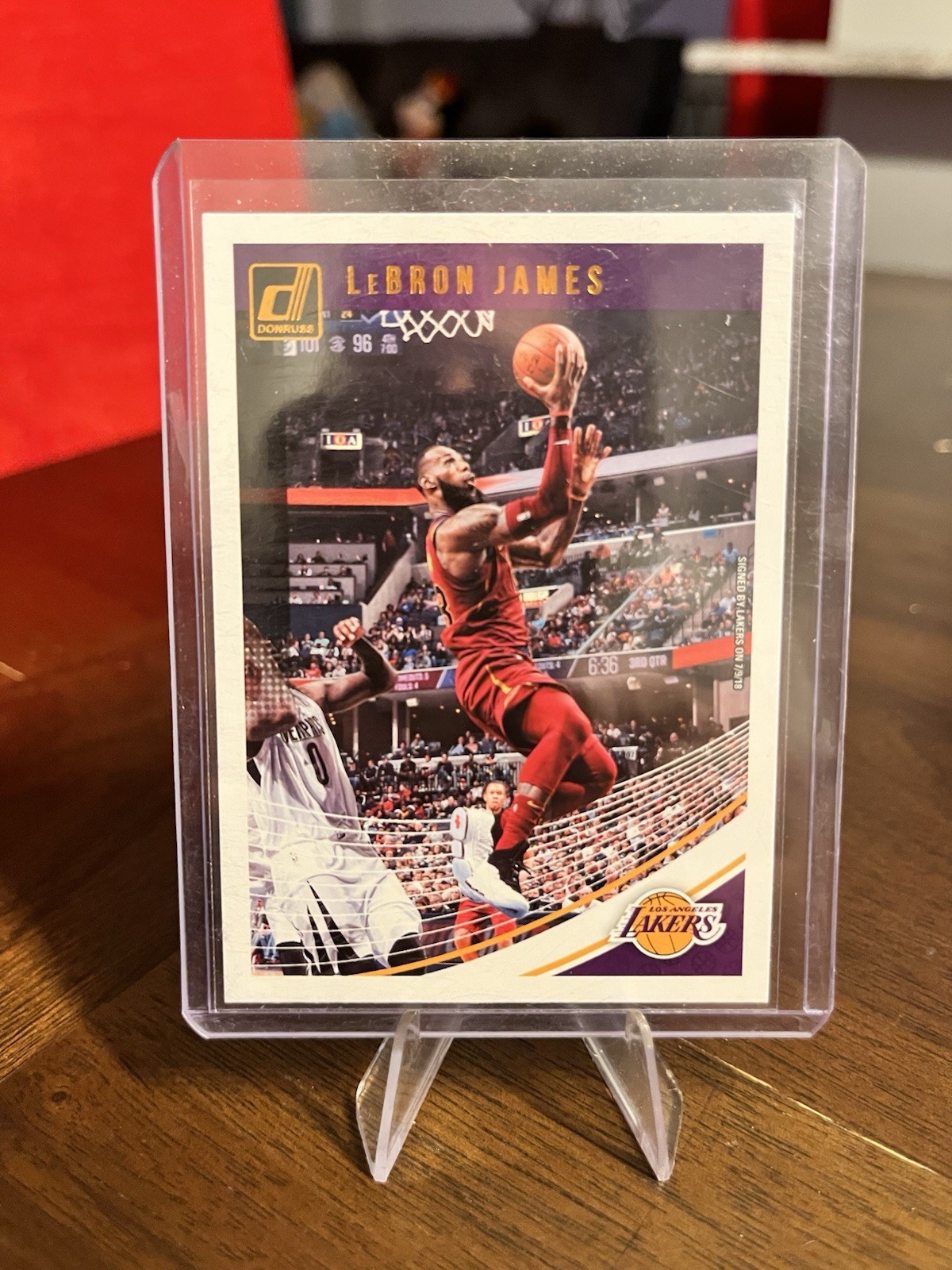2018-19 Panini Donruss LeBron James #94 Cleveland Cavaliers LA Lakers