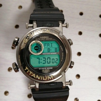 ビンテージ　G-SHOCK DW-9900 フロッグマン Casio G-shock Dw-9900 Frogman Titanium Case 1999 Digital Watch