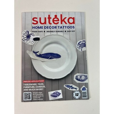 Suteka Home Decor Tattoos Sea Creatures 12 Tattoos Food Safe Easy DIY NIP