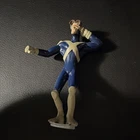 Cyclops X-Men Action Figure Blue Suit Hard Plastic Collectible