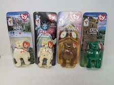 1999 McDonald's TY Teenie Beanie Babies International Bears Complete Set 4