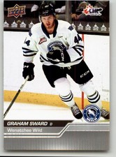 2023-24 Upper Deck CHL Graham Sward #138 Wenatchee Wild