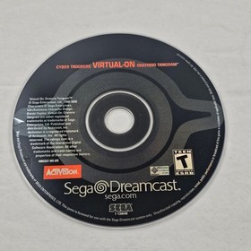 Cyber Troopers Virtual-On Oratorio Tangram Sega Dreamcast Video Game No Manual