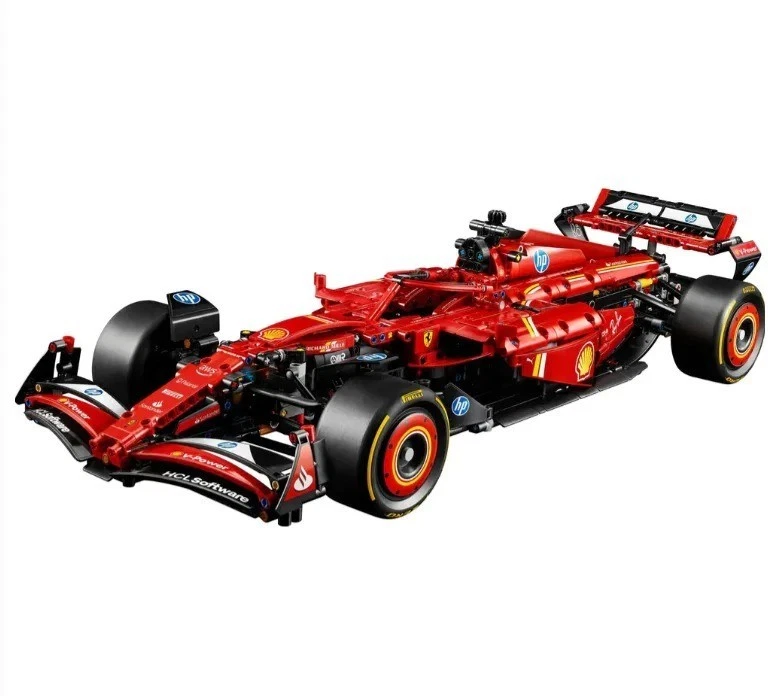 MARKENLOS Ferrari SF-24 F1 Set Costruzioni Auto da Corsa | 1:8 | +3229pz | Technic | REPLICA