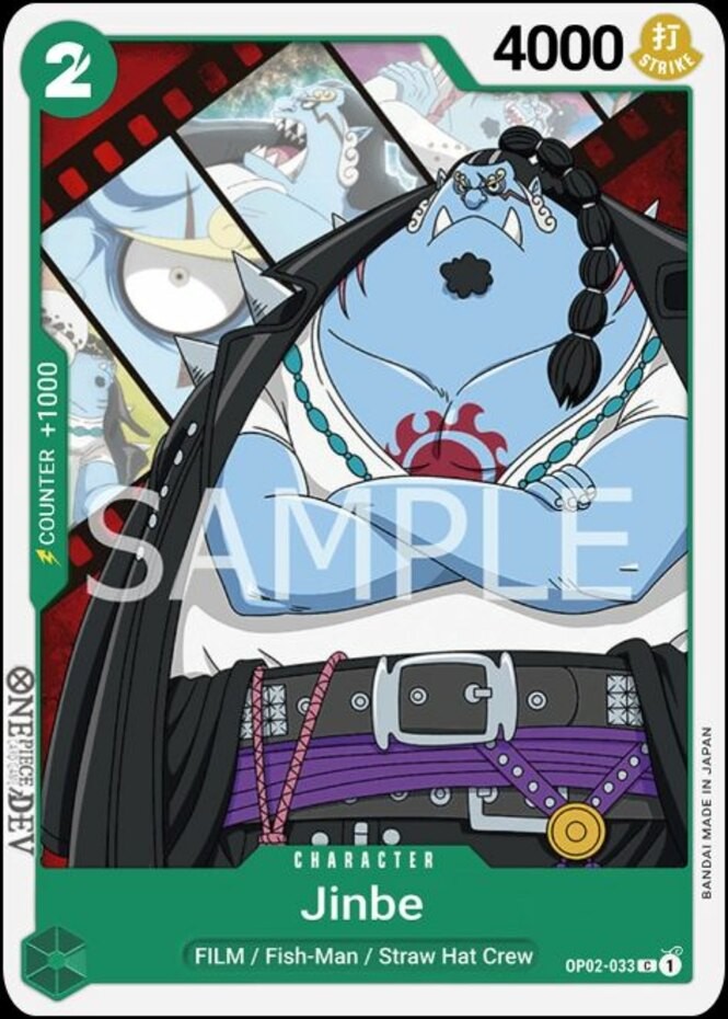 Jinbe - OP02-033 - C Near Mint