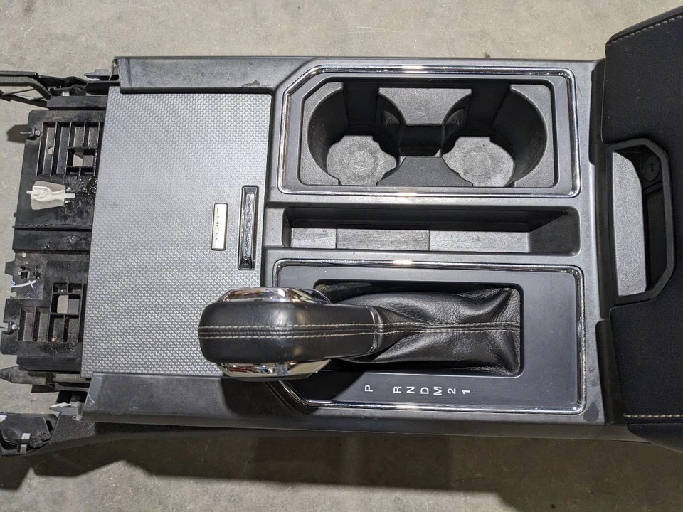 Consola piso delantero consola completa con tapa XL para camioneta Ford F150 15-16 1150470 Foto 2 de 4