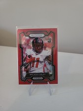 2024 Panini Prizm Draft Picks - Malachi Corley #143 Ruby Wave Prizm (RC)