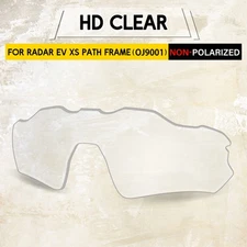 HD Clear Replacement Lenses for Oakley Radar EV XS Path OJ9001, No Polarized