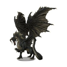 WizKids D D Mini Adult Black Dragon Premium Figure VG /NM