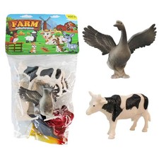 Farm Tiere Spielzeug 6 Stück im Set Tierfigu...