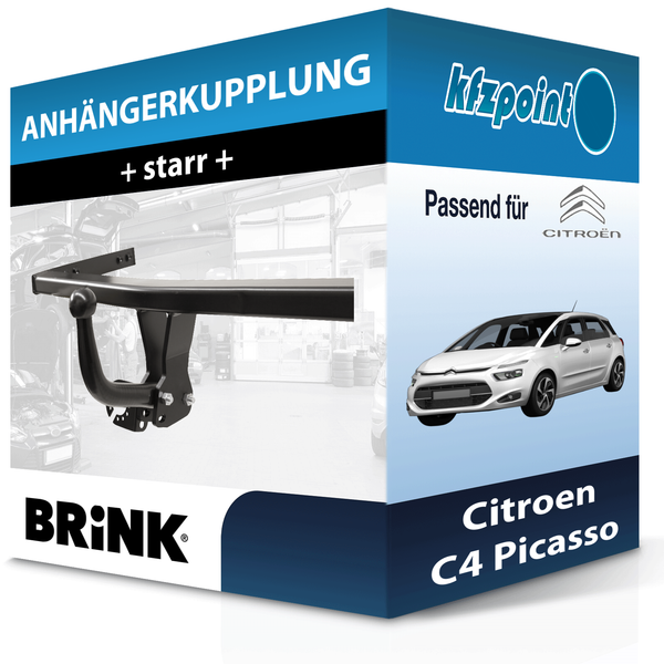 Brink AnhäNgekupplung Starr Passend für Citroen C4 Picasso 10.2006-12.2015 Neu-image