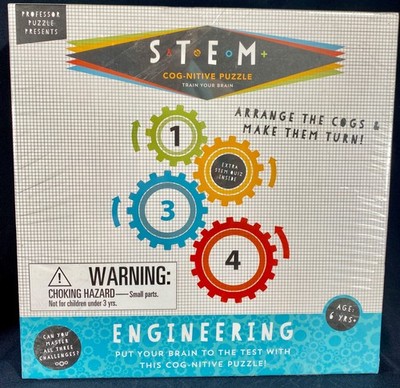 STEM Cognitive Puzzle Engineering Professor Puzzle Educational~SEALED
