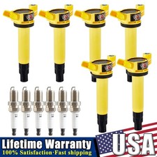 6x High Performance Ignition Coilspark Plug For Toyota Solara Sienna 3.3l Uf506