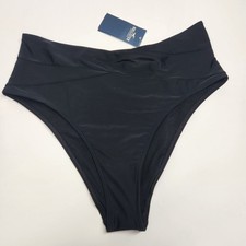 New Hollister Medium Cheeky Swim Bottoms Black High