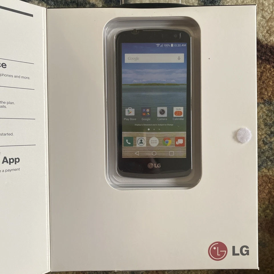 LG Optimus Zone 3 (Verizon) LG-VS425LPP - Black  LOCKED  NOT SCANNED Brand New - Image 2 of 4