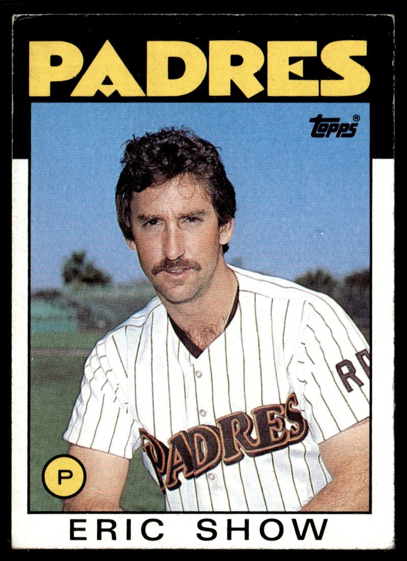 1986 Topps Eric Show San Diego Padres #762