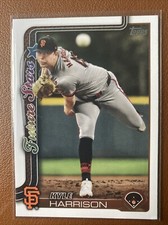 2025 Topps Series 1 Kyle Harrison RC #177 Stars Giants MLB