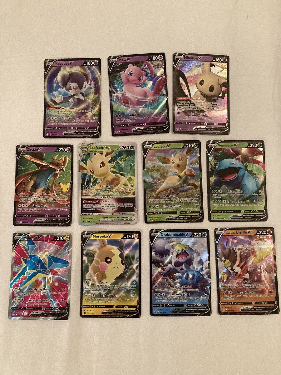 Pokmon Cards, GX Vmax, V, Trainers. Rainbow Rare, Full Art, And Shiny,  25th Ann