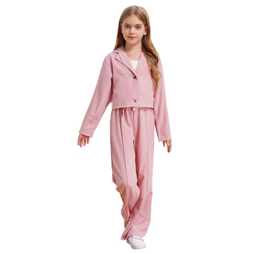 Kinder Mädchen Overall Outdoor Jumpsuit Tägliche Reise Cardigan Mit Trikot Trip - Picture 6 of 27