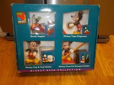 Disney Vintage Mickey Unlimited Desk Set NIB