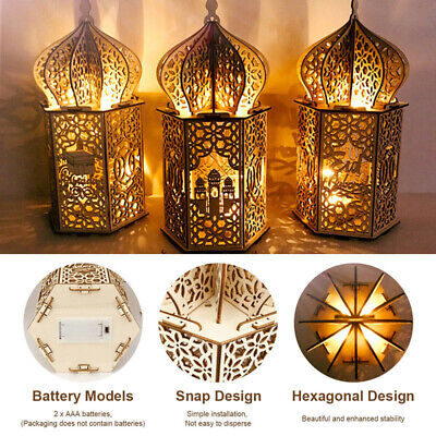 Tea Light Candle Holder Eid Mubarak Ramadan Table Decorations Muslim  Islamic