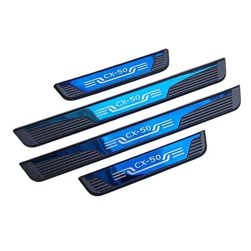 For 2024 Mazda CX-50 CX50 Door Sill Protector Scuff Plate Trim Strip Accessories