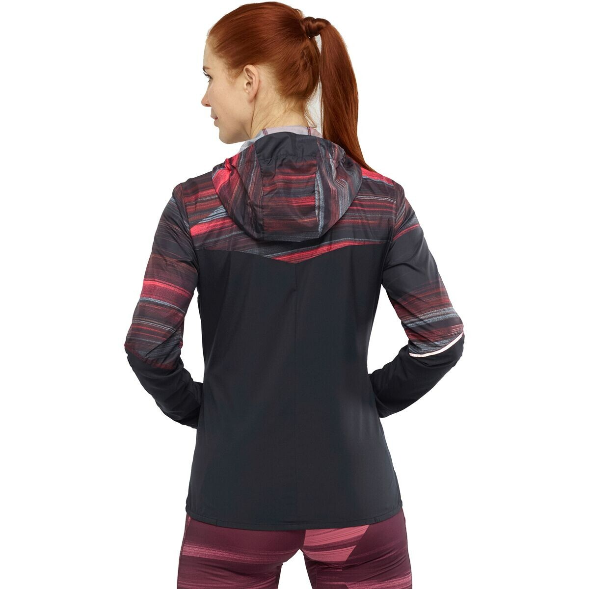 NUOVA DONNA SALOMON AGILE FULL ZIP FELPA CON CAPPUCCIO CICLISMO BICICLETTA GIACCA A VENTO GRANDE