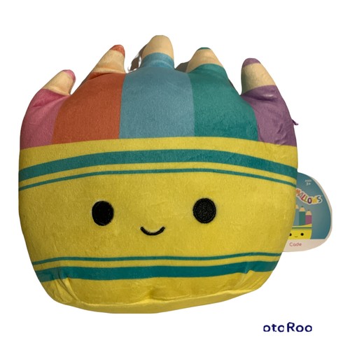 NWT Squishmallow Cade the Crayon Box 