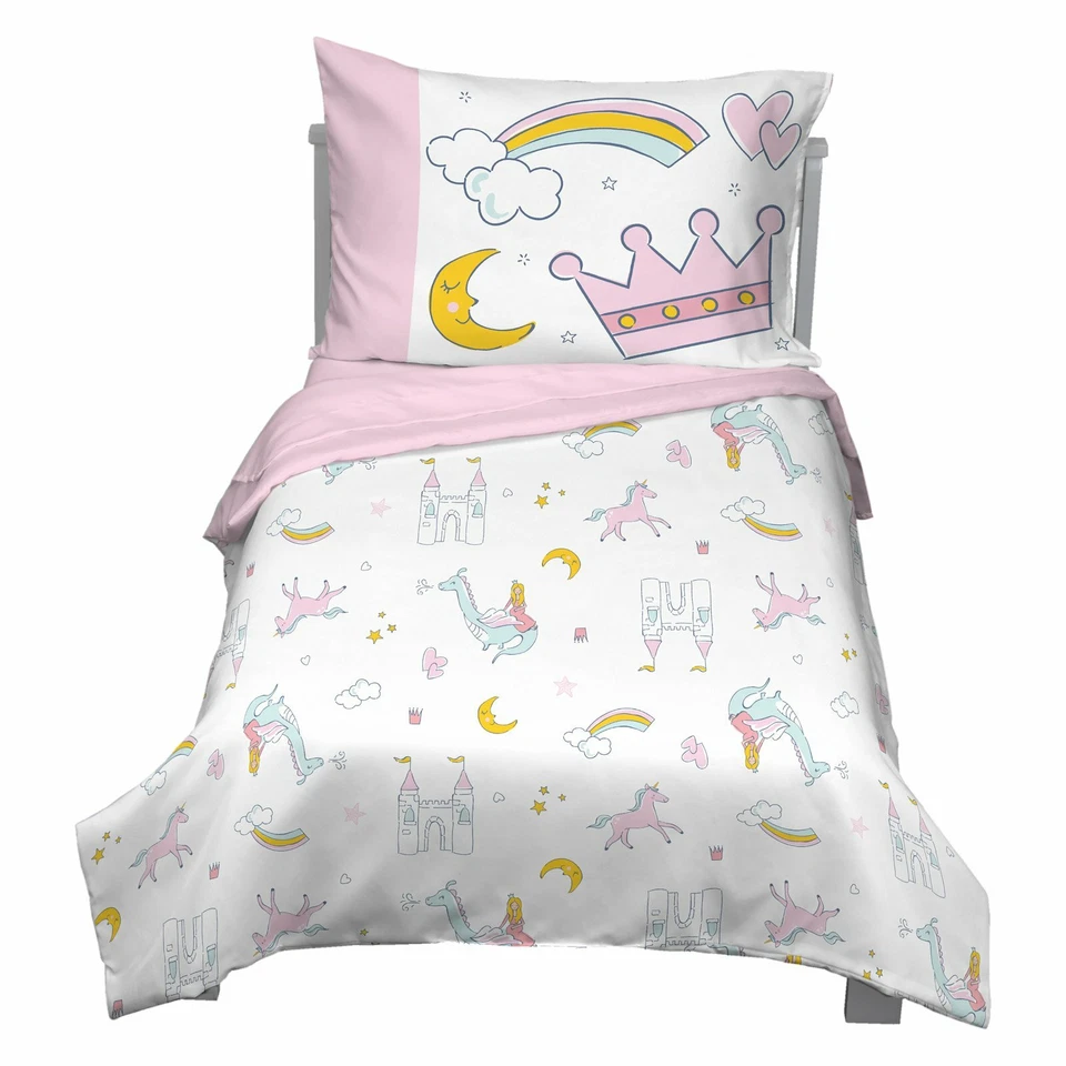 Carter's Whimsical Princess Tales 4-Piece Toddler Bedding Set Foto 4 de 4
