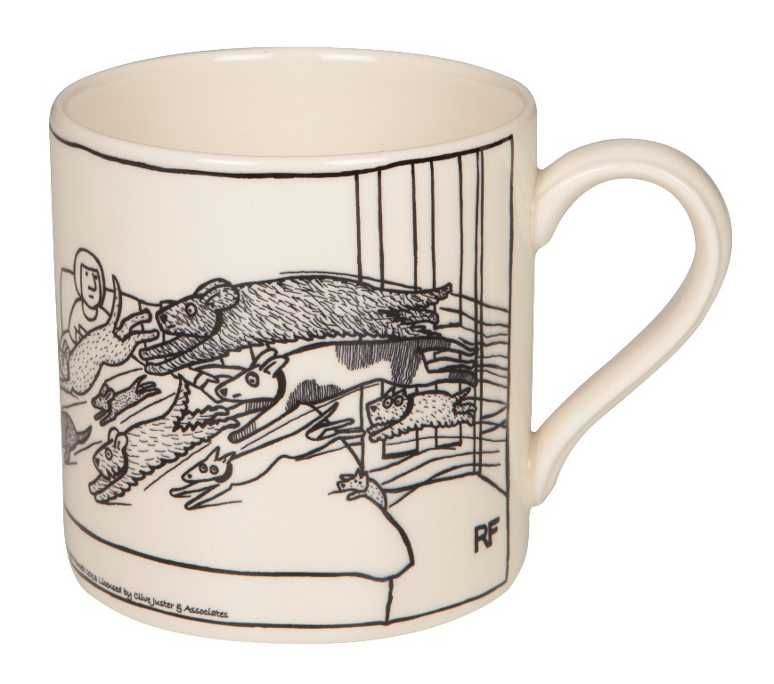 Tasse Déco Humour Chien Victoria Armstrong – Design Drôle, Fabriquée à Stoke-on-Trent UK – Neuf Avec Boîte
