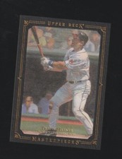 2008 UD Masterpieces Framed Black Baseball Card #28 Travis Hafner 