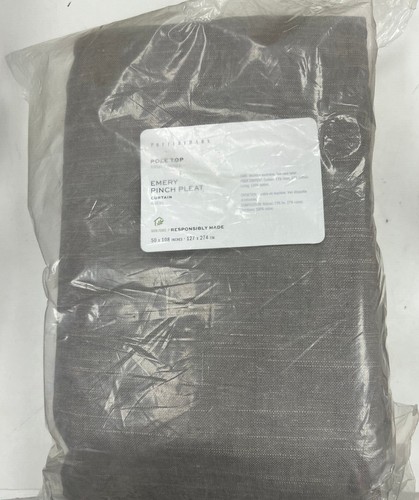 emery linen pinch pleat curtain